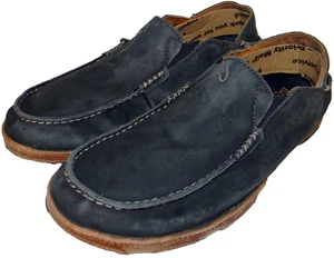 Olukai "Moloa" Herren marineblau Leder Slipper Schuhe, Einzelhandel $ 140, Gr. 11M - Bild 1 von 12