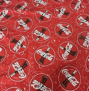 Coca-Cola Table Runner Red Coke Logo and Pop Soda Bottles Red 57 Inch - Picture 1 of 12