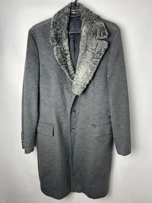 Vintage streetwear luxury Designer Hugo Boss Wool Coat Sz 50 - Image 1 of 4