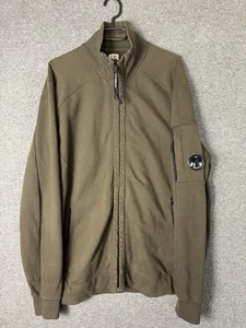 CP Company Full Zip Lens Sweatshirt Khaki Jumper xxxl - Picture 1 of 10
