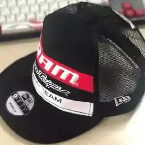 New Fashion SRAM Racing Snapback Cap Motochless Sports Fashion Baseball Hat Red - Picture 1 of 26