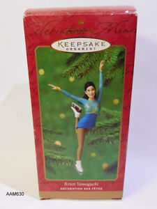 Kristi Yamaguchi Figure Skating Hallmark Ornament Collectable Ornament Yr 2000