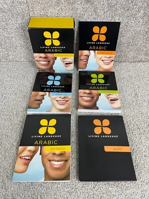 Complete Set Living Language Arabic Beginner To Advanced 2012 w/ Guide and Disc - Image 1 of 4