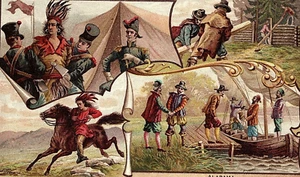 1892 Bros Trade Card Coffee Arbuckle Alabama 24 Victorian Osceola First House - Bild 1 von 3