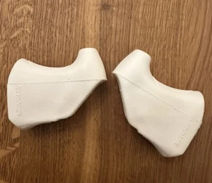 Campanas Weinmann para palancas de freno vintage nuevas blancas - Imagen 1 de 8