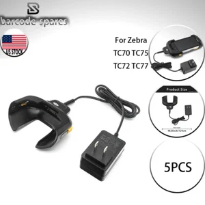 Cable de carga de repuesto 5 piezas CHG-TC7X-CBL1-01 para Zebra TC70 TC75 TC72 TC77 - Imagen 1 de 11