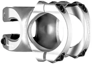 New Race Face Turbine R 35 Stem Silver 40mm 35mm Clamp 0° Rise 7075 Aluminum - Picture 1 of 2