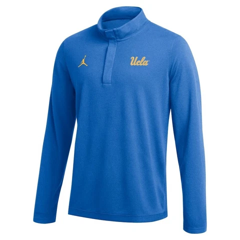 Men's UCLA Bruins Jordan Brand 1/4 Zip Long Sleeve Pullover Cover