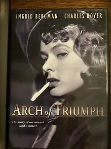 ARCH OF TRIUMPH 1948 DVD Movie Ingrid Bergman Charles Boyer - Picture 1 of 4