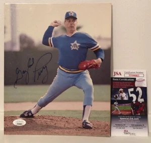 Gaylord Perry #36 Signed 8x10 Photo Autograph HOF MLB Seattle Mariners JSA COA - Picture 1 of 6