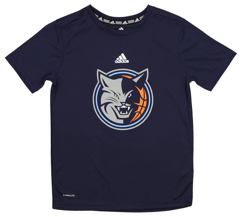 Adidas NBA Youth (8-20) Charlotte Bobcats Climate Short Sleeve T-Shirt Cover