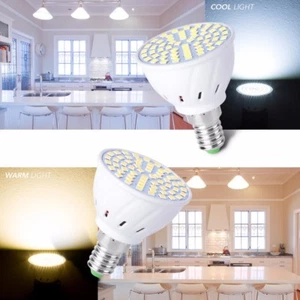 MR16 GU10 LED Bulbs Light 220V DC 12V  LED Lamp E14 E27 2835 Bright Lamps 4/6/8W - Picture 1 of 16