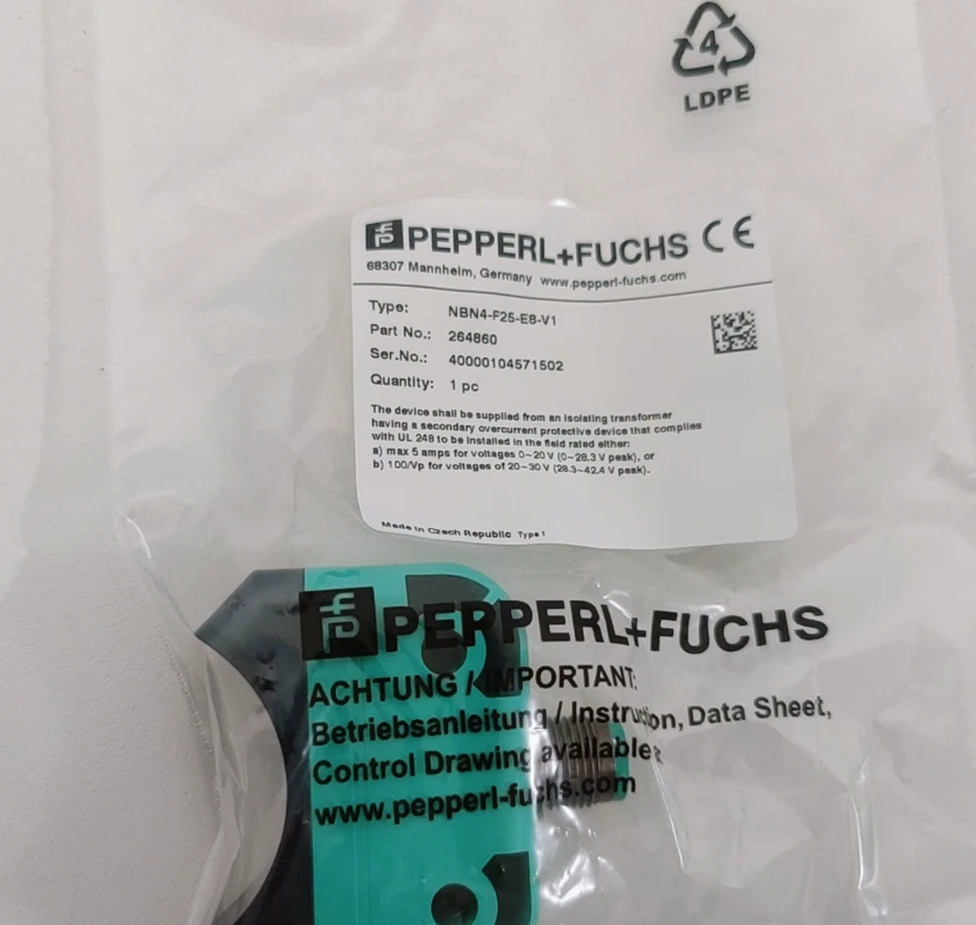 1pc New For Pepperl+Fuchs NBN3-F25-E8-V1 Photoelectric sensor Free Ship - Image 1 of 1