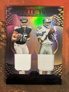 2022 Illusions Rookie Idols Blue /75 Dual Patch Treylon Burks/Michael Irvin - Picture 1 of 4