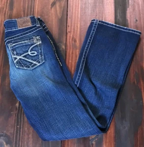 Buckle BKE Jeans Womens Sz 28x31.5, Fit 29x30 Culture Bootcut Stretch Dark Denim - Picture 1 of 11