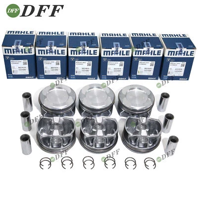 MAHLE 6x Piston&Ring Set Φ88+0.5mm For Mercedes-Benz W205 W212 C43 E400 M276 3.0 - Image 1 of 3