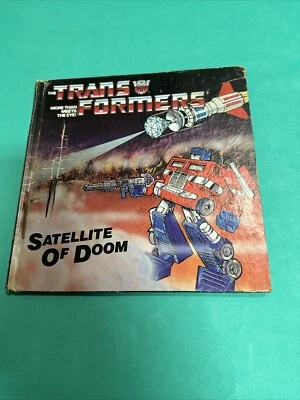 Transformers - Satellite of Doom, John Braden [1985 Listen 'n Look Book, Hasbro] - Image 1 of 3