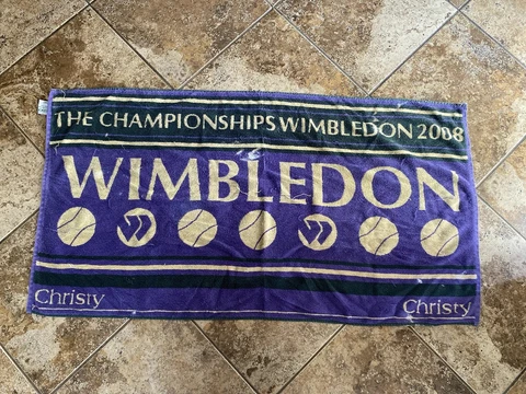 Genuine Christy Wimbledon Towel Lot Cover