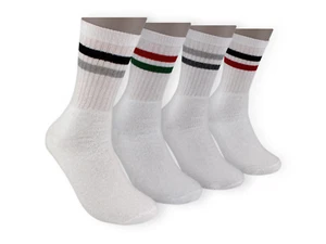 Tennissocken - Sports - (Bund 4 oder 8 Paar) Herrensocken mit Frotteefuß weiss - Bild 1 von 10