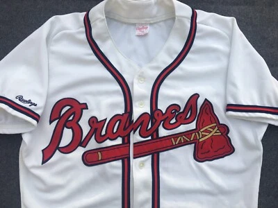 Vtg Atlanta Braves Jersey Authentic Rawlings Dale Murphy #3 80s 90s sz 42 Large - Image 1 of 4