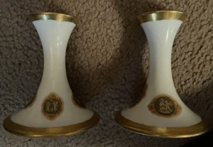 Paar Limoges 5" Kerzenständer - Bild 1 von 5