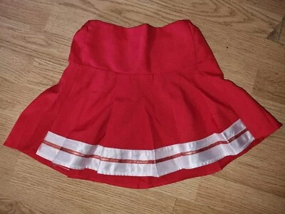(AB) Gorgeous Red GEORGE dress-up Cheer Leadred Skirt Age 5 6 Years - Image 1 of 2