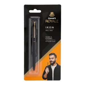 Luxor Royale, Ikon, Ball Pen, Pack of 1, Metallic Matte Black Body Pack Of 1 - Imagen 1 de 1