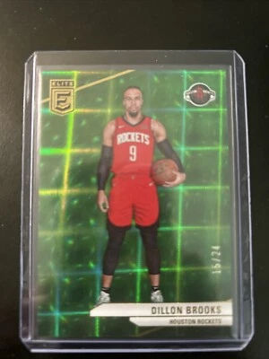 2023-24 Donruss Elite Hyper Green International /24 Dillon Brooks #151 - Image 1 of 2