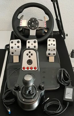 Logitech G27 Racing Wheel, Pedale und Schaltung - Bild 1 von 4