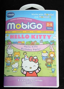 NEW ~ VTech ~ MoBIGO ~ Touch Learning System ~ HELLO KITTY ~ BIRTHDAY PARTY - Picture 1 of 2