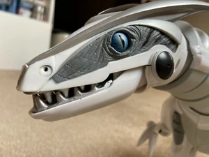 WowWee Large White Roboraptor Remote Control Dinosaur Robot - Picture 1 of 12