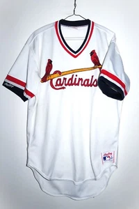 Authentic Rawlings St. Louis Cardinals Home Blank Jersey 44 Medium Large - Picture 1 of 4