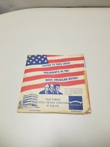 FIRST FEDERAL SAVINGS AND LOAN Michigan Bank Presidential Profiles Set of Three - Picture 1 of 5