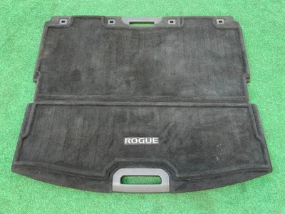 🛑 2014-2020 Nissan Rogue Trunk Cargo Floor Mat Cover 2 Piece Black OEM - Imagem 1 de 4