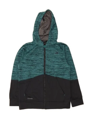 RUSSELL ATHLETIC Boys Dri-Power Zip Hoodie Sweater 10-11 Years Large Green AT12 - Image 1 of 3