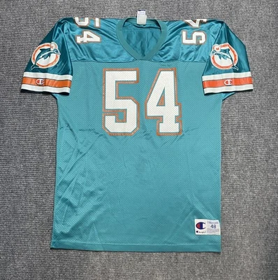 Camiseta De Colección Zach Thomas Dolphins Talla 48 Miami #54 Campeón Años 90 00 L/XL Foto 1 de 4