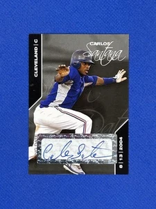 Carlos Santana 2008 Just Memorabilia Black Auto 1/1 Rookie Autograph RC 1 of 1 - Picture 1 of 2