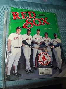 RED SOX 1985 FENWAY PARK SCOREBOOK MAGAZINE First Edition - Picture 1 of 11