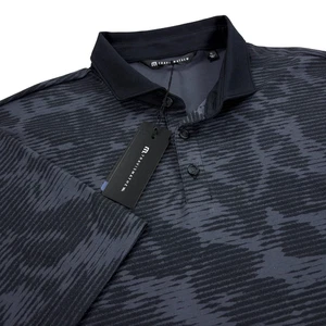 Travis Mathew PERFECT Golf Polo Herren Größe XL SLIM FIT Study Abroad grau/schwarz - Bild 1 von 8