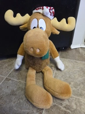 Christmas 1996 Macy's Bullwinkle 24" Large Stuffed Moose Plush - Image 1 of 3