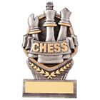 Chess Award Falcon Prize Silver & Gold Trophy Free Engraving Ts-Pa20070