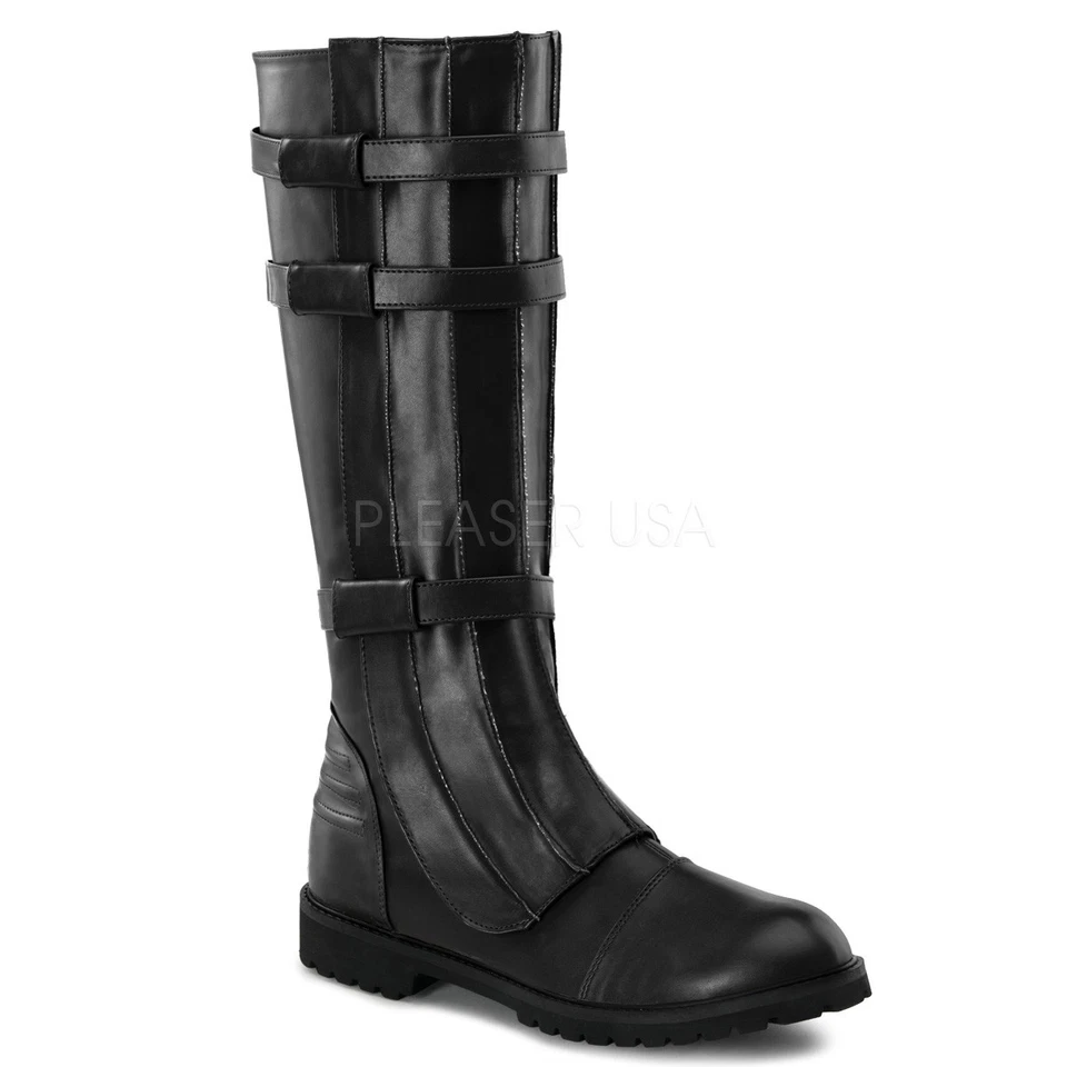 Black Anakin Skywalker Darth Vader Star Wars Episode 3 Kylo Ren Costume Boots - Image 1 of 1