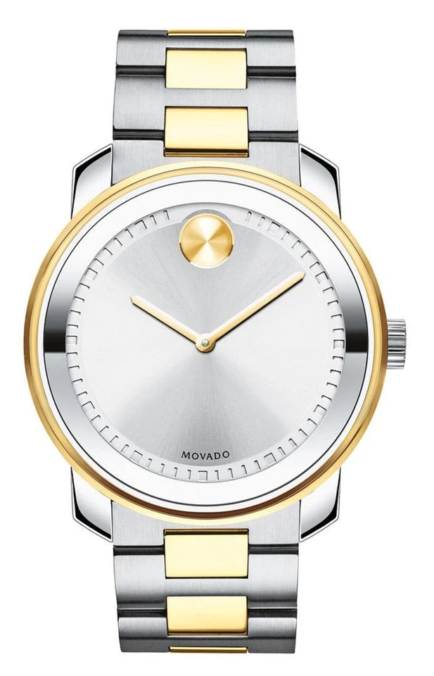 Movado Bold 3600431 Men's Two Tone Stainless Steel 42mm Case Watch