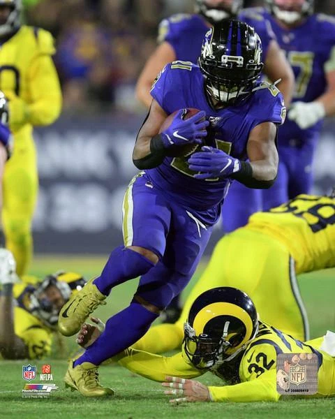 Foto de acción Mark Ingram 2019 Baltimore Ravens 8x10 Baltimore Ravens Foto 1 de 1