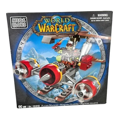 Mega Bloks World of Warcraft Flying Machine 90 Pieces Set 91018 - NEW - Image 1 of 4