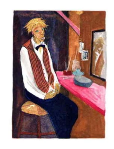 Die MELANCHOLIEN des CLOWNS - Bernard LIGNON - 1969 - 3 OriginalFarbholzschnitt - Picture 1 of 1