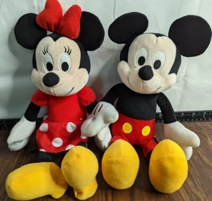 Disney Mickey & Minnie Mouse Khols 12 Inch Plush Dolls - Picture 1 of 3