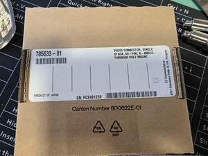 785633-01 VHDCI Connector, Right Angle 68-Pin, Through Hole Mount - Picture 1 of 4