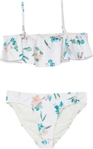 O'Neill X2329 Girls Vanilla Floral Seabright Ruffle Swim Set Size 10 - Picture 1 of 4