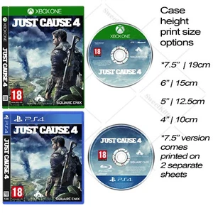Just Cause 4 Cake Topper Decoration XBOX or PS4 Edible Icing Print - Picture 1 of 3
